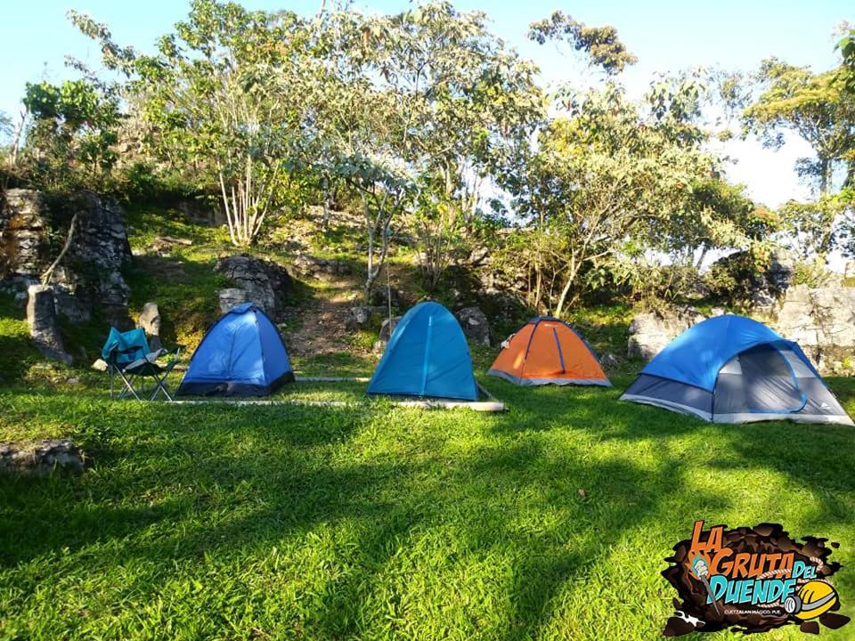 Camp La Gruta Del Duende Hotel Cuetzalán del Progreso Buitenkant foto