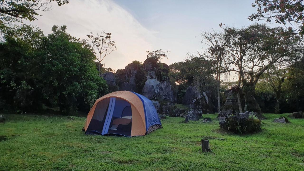 Camp La Gruta Del Duende Hotel Cuetzalán del Progreso Buitenkant foto