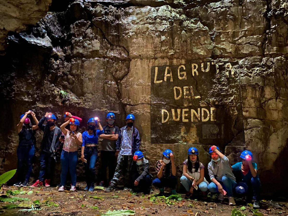 Camp La Gruta Del Duende Hotel Cuetzalán del Progreso Buitenkant foto